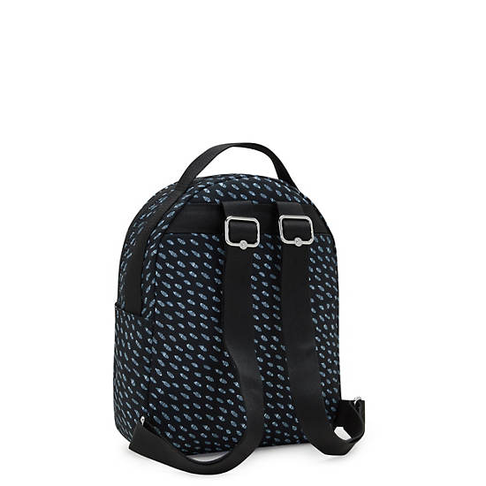 Kipling Kae Printed Sırt Çantaları Siyah | TR 1623DF